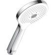 Duravit Round 120mm Hand Shower with Silicone Nozzles - Chrome - UV0650017010 - TAP 'N' SHOWER
