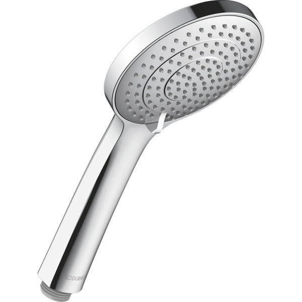 Duravit Round 120mm Hand Shower with Silicone Nozzles - Chrome - UV0652016010