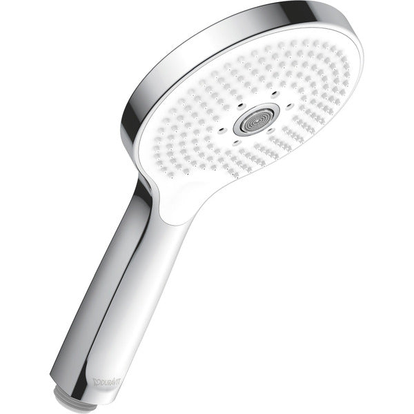 Duravit Round 120mm Hand Shower with Silicone Nozzles - Chrome - UV0652017010