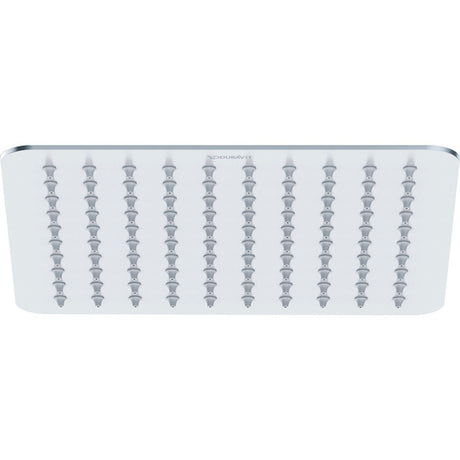 Duravit 200mm Square Showerhead with Silicone Nozzles - Chrome - UV0660030010