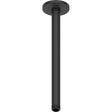 Duravit Round 300mm Ceiling Mounted Shower Arm - Matt Black - UV0670026046 - TAP 'N' SHOWER