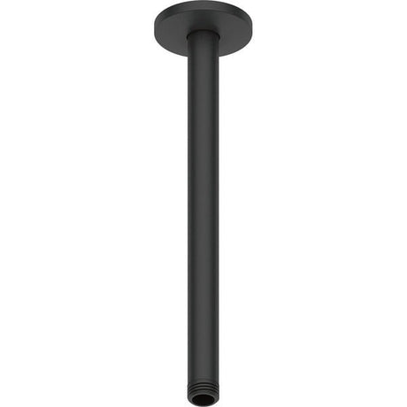 Duravit Round 300mm Ceiling Mounted Shower Arm - Matt Black - UV0670026046 - TAP 'N' SHOWER