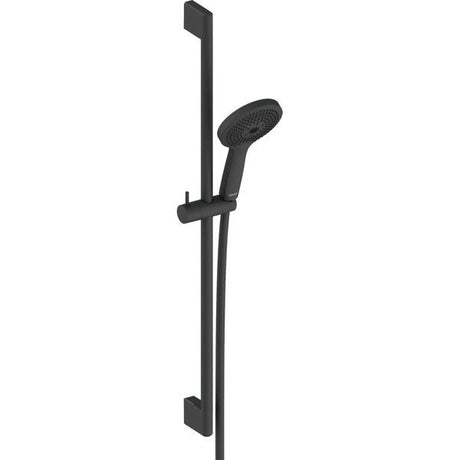 Duravit Adjustable Hand Shower Set 3 Spray Modes - Matt Black - UV0680003046 - TAP 'N' SHOWER