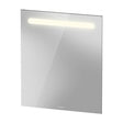 Duravit No.1 LED Bathroom Mirror 700mm x 600mm - Matt White - N17951000000000 - TAP 'N' SHOWER