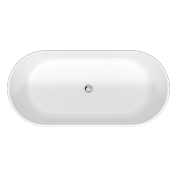Duravit D-Neo Double Ended Acrylic Freestanding Bath 1600mm x 750mm - White - 700477000000000