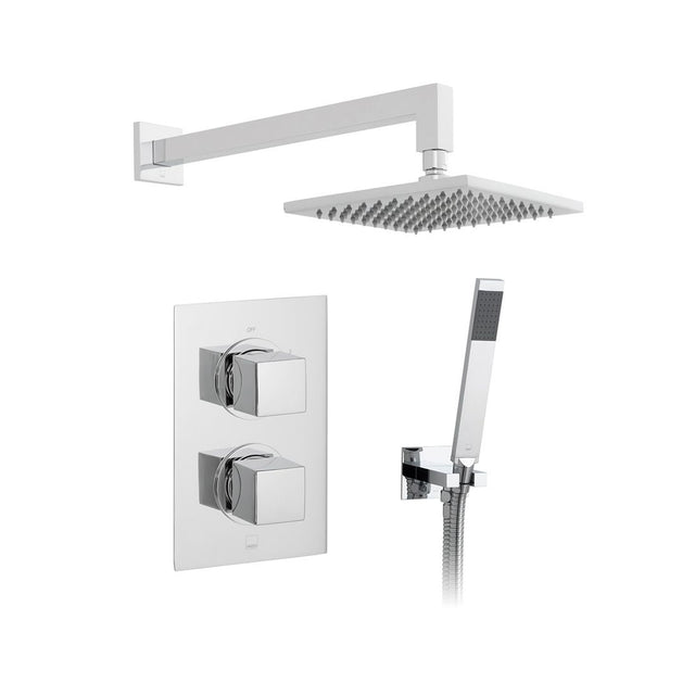 Vado Mix 2 Outlet Thermostatic Shower Package Including Mini Shower Kit - Chrome - DX-172251-MIX-CP