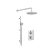 Vado Celsius 2 Outlet Thermostatic Shower Set with Riser Rail - Chrome - DX-172252-CELSQ-CP