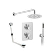 Vado DX Three Outlet Round Thermostatic Shower Set - Chrome - DX-173252-CELSQ-CP