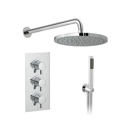 Vado Celcius 2 Outlet Thermostatic Shower Package - Chrome - DX-174251-CELSQ-CP