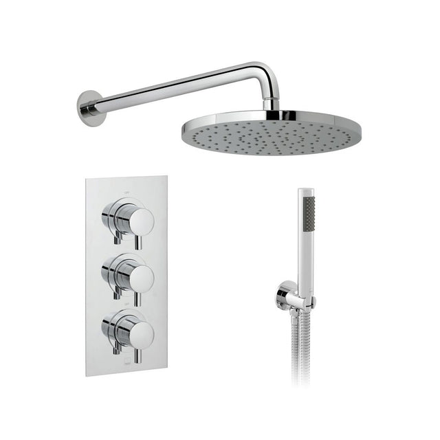 Vado Celcius 2 Outlet Thermostatic Shower Package - Chrome - DX-174251-CELSQ-CP