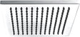 JTP Esprite Square 200mm Overhead Shower - Chrome - E044015