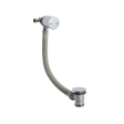 Nuie Wastes & Extras Chrome Contemporary Freeflow Bath Filler - E301
