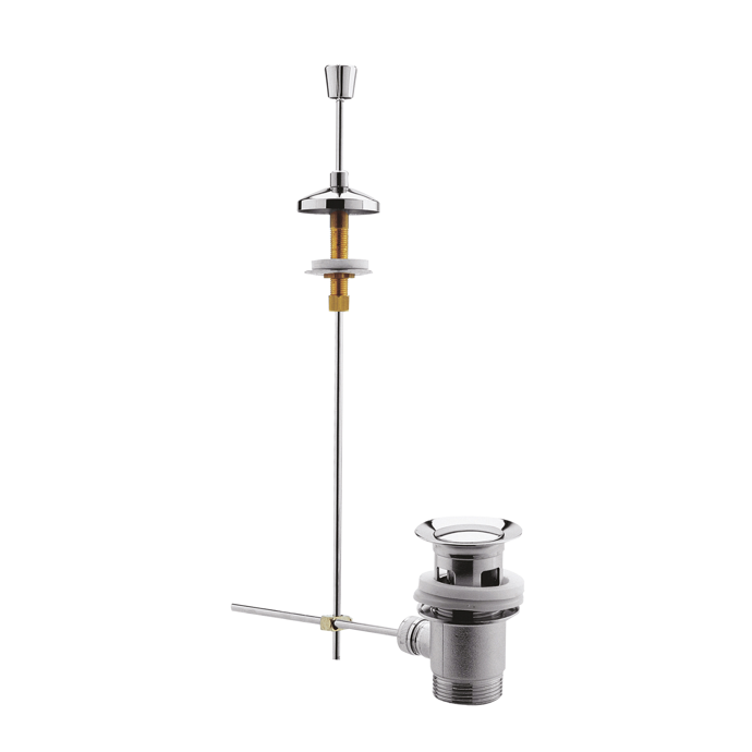 Nuie Chrome Pop Up Basin Waste  - Slotted - E307
