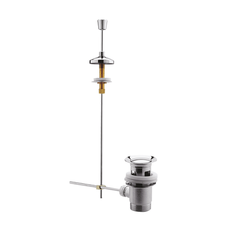 Nuie Chrome Pop Up Basin Waste  - Slotted - E307