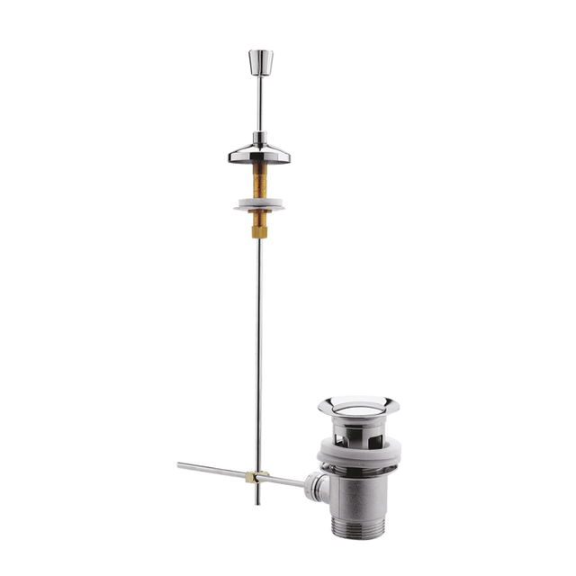 Nuie Chrome Pop Up Basin Waste  - Slotted - E307