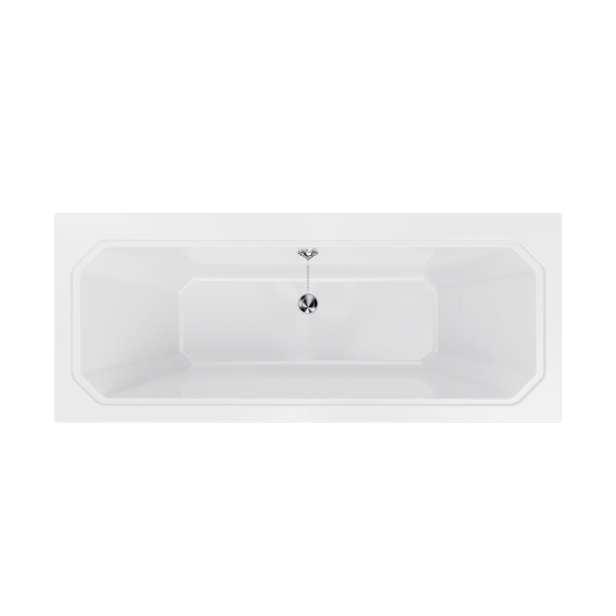 Burlington Arundel Double Ended Bath - White - E31