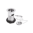 Nuie Wastes & Extras Chrome Contemporary Basin Waste with Plug And Cha