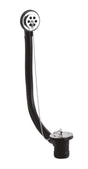 Nuie Overflow Brass Plug & Chain Contract Bath Waste Chrome - E396