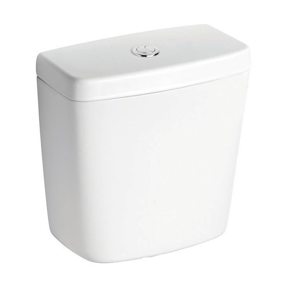 Armitage Shanks Sandringham 21 Low Level Toilet Push Button Cistern - White - E876101