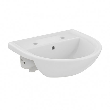 Armitage Shanks Sandringham 21 2 Tap Holes Pedestal Basin 500mm - White - E896101