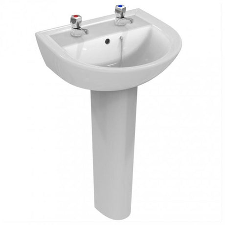 Armitage Shanks Sandringham 21 Full Pedestal -  White - E897601