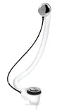 Nuie Extended Modern Bath Pop Up Overflow Waste - Chrome - EA333