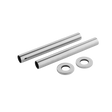 Nuie Chrome Contemporary Decorative Pipes - EA367