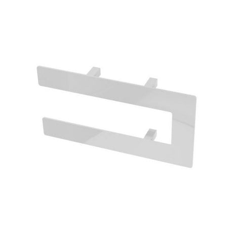 Eastbrook Addington Type10 Double Flat Style Towel Hanger 292mm - Gloss White - 91.0099 - TAP 'N' SHOWER