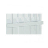 Eastbrook Addington Type10 Single Flat Style Towel Hanger 292mm - Gloss White - 91.0079 - TAP 'N' SHOWER
