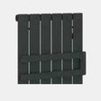 Eastbrook Addington Type10 Double Flat Style Towel Hanger 514mm - Matt Anthracite - 91.0107 - TAP 'N' SHOWER
