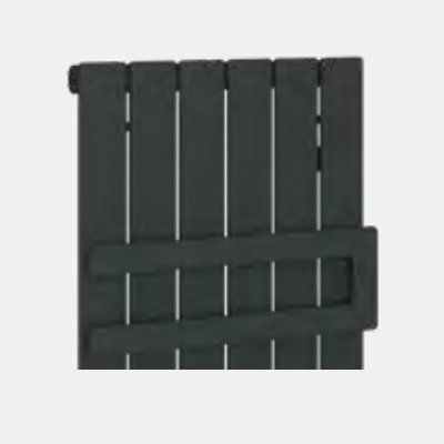 Eastbrook Addington Type10 Double Flat Style Towel Hanger 514mm - Matt Anthracite - 91.0107 - TAP 'N' SHOWER