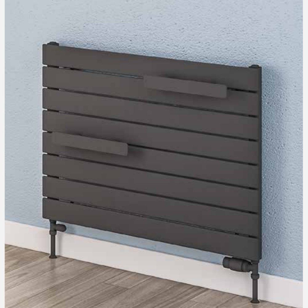 Eastbrook Addington Type10 Single Flat Style Towel Hanger 514mm - Matt Anthracite - 91.0087 - TAP 'N' SHOWER