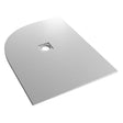 Eastbrook Crossland Left Hand Slate Effect Offset Quadrant Shower Tray 1200mm x 900mm - Grey - 159.3065 - TAP 'N' SHOWER