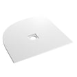 Eastbrook Crossland Slate Effect Quadrant Shower Tray 900mm x 900mm - White - 159.3063 - TAP 'N' SHOWER
