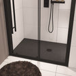 Eastbrook Crossland Slate Effect Rectangular Shower Tray 1600mm x 800mm - Black - 159.3041 - TAP 'N' SHOWER