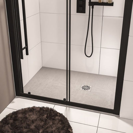 Eastbrook Crossland Slate Effect Rectangular Shower Tray 1400mm x 900mm - Grey - 159.3028 - TAP 'N' SHOWER
