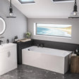 Eastbrook Fitzroy Right Hand 5mm Acrylic Single Ended Bath 1700mm x 750mm - 42.0262 - TAP 'N' SHOWER