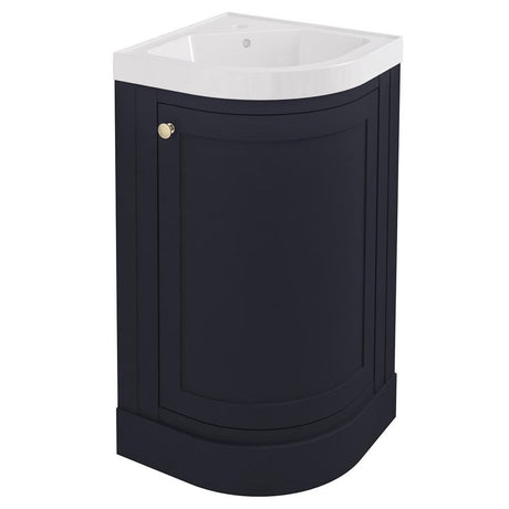 Eastbrook Hardwick Corner Vanity Unit 430mm - Anthracite - 36.2027 - TAP 'N' SHOWER