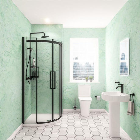 Eastbrook Hydropanel Shower Panel 900mm x 2420mm - Marble Mint Green - 3.101 - TAP 'N' SHOWER