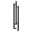 Eastbrook Portchester Designer Radiator 1200mm x 225mm - Matt Black - 41.0717 - TAP 'N' SHOWER