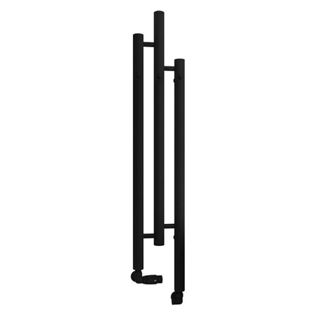 Eastbrook Portchester Designer Radiator 1200mm x 225mm - Matt Black - 41.0717 - TAP 'N' SHOWER