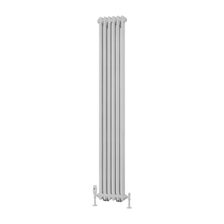 Eastbrook Rivassa Traditional Two Column Radiator 1800mm x 293mm - Gloss White - 81.0002 - TAP 'N' SHOWER