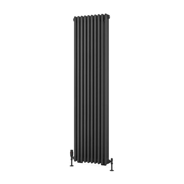 Eastbrook Rivassa Traditional 3 Column Radiator 1800mm x 473mm - Matt Anthracite - 81.0028 - TAP 'N' SHOWER