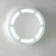Eastbrook Rockland Mirror with Fluorescent Lights 600mm x 600mm - 66.0004 - TAP 'N' SHOWER