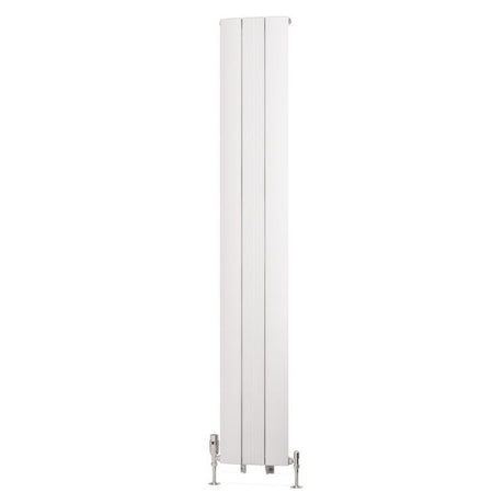 Eastbrook Trent Aluminium Vertical Radiator 1800mm x 280mm - Matt White - 41.0474 - TAP 'N' SHOWER