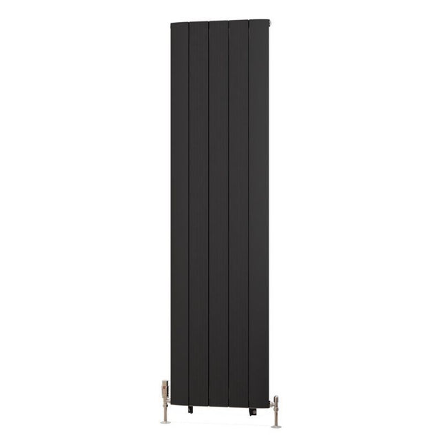 Eastbrook Trent Aluminium Vertical Radiator 1800mm x 470mm - Matt Black - 41.0486 - TAP 'N' SHOWER