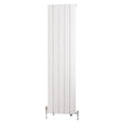 Eastbrook Trent Aluminium Vertical Radiator 1800mm x 470mm - Matt White - 41.0476 - TAP 'N' SHOWER