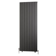 Eastbrook Trent Aluminium Vertical Radiator 1800mm x 660mm - Matt Anthracite - 41.0483 - TAP 'N' SHOWER