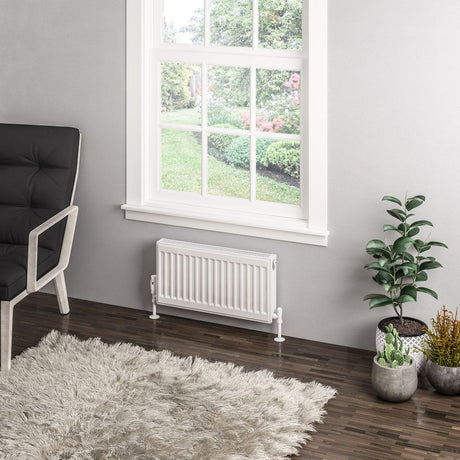 Eastbrook Type 11 Compact Panel Radiator 300mm x 800mm - Gloss White - 25.0013 - TAP 'N' SHOWER