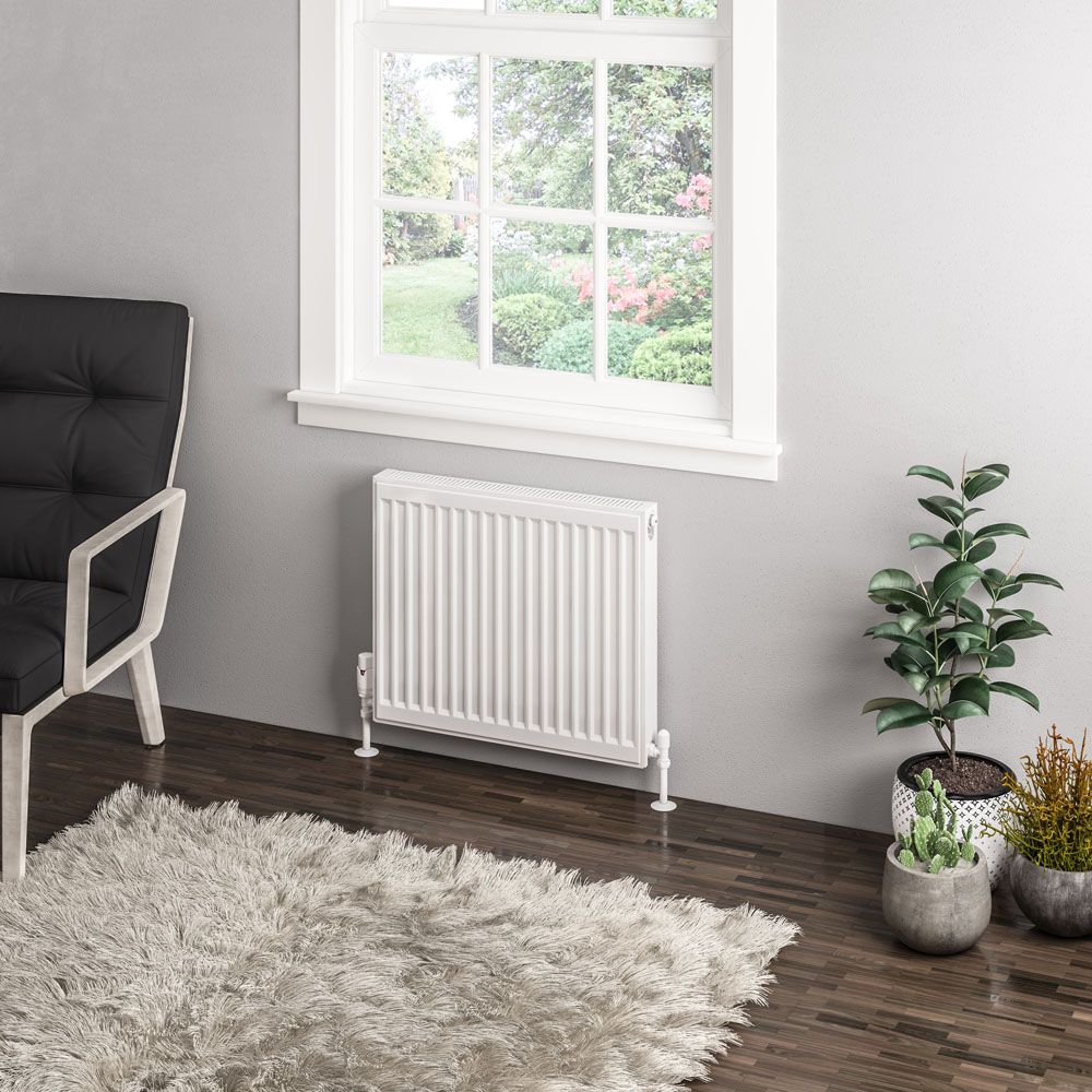 Eastbrook Type 11 Compact Panel Radiator 600mm x 600mm - Gloss White - 25.0049 - TAP 'N' SHOWER